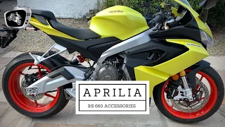 Aprilia RS660 Accessory day | Installation of my final bits before the first ride review coming soon
