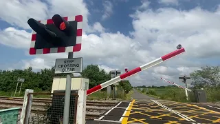 *Alarms Toned Down* Second Drove Level Crossing, Cambridgeshire