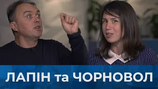 Ігор Лапін і Тетяна Чорновол в програмі "Політична кухня" з Дашею Счастливою