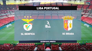 FIFA 22 SL BENFICA vs SC BRAGA Liga Portugal BWIN | ESTÁDIO DA LUZ