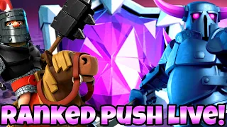 PUSHING TO ULTIMATE CHAMPION USING PEKKA DARK PRINCE - Clash Royale