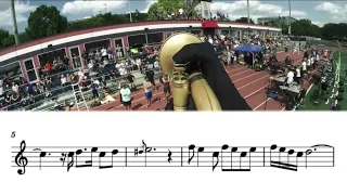 Blue Devils Metamorph 2017 Flugelhorn Solo Transcription - Cameron Leet