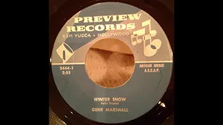 Gene Marshall, "Winter Snow," Preview 2444, song-poem (1973 or 1974)