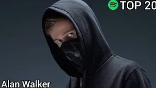 Top 20 Alan Walker Most Streamed Songs On Spotify (July 18, 2021)