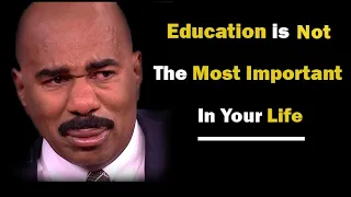 Education Is Not The Most Important Thing In Your Life//Steve Harvey well spoken speech ever//