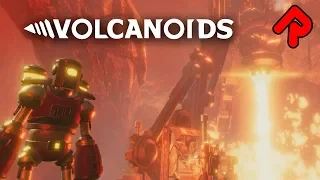 Steampunk Volcano Survival Game! | VOLCANOIDS gameplay (Steam Early Access) | ALPHA SOUP