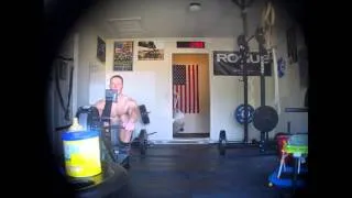 Brian rd 2 row/clean and jerk/burpee