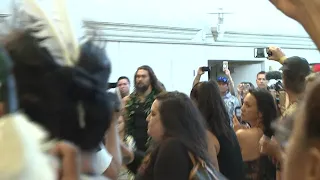 WATCH: Jason Momoa gets emotional at Hawaii premiere of Aquaman
