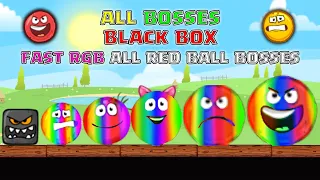 Red Ball 4 - Fast RGB All Red Ball Bosses - Black Box Gameplay Volume 1,2,3,4,5