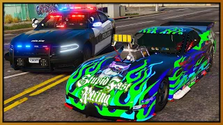 GTA 5 Roleplay - 3000BHP MONSTER DRAG TROLLING COPS | RedlineRP