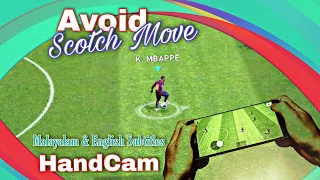 How to perform double touch with Torres Mbappe HANDCAM tutorial [Malayalam] [Eng Sub]