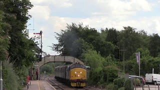 37407 'Blackpool Tower' HORNS AND THRASHES out of Brundall