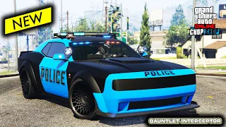 Gauntlet Interceptor BEST POLICE CAR in GTA 5 Online | Best Customization & Review | Challenger