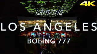 LOS ANGELES | BOEING 777 LANDING 4K