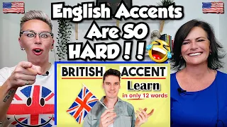 American Couple Reacts: Americans Learn & Try A British Accent! *HILARIOUS* FIRST TIME REACTION!