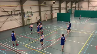 U16 BC Asse-Ternat vs Dino Brussels: 64-62