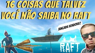 Raft | 16 coisas que você provavelmente não sabia dentro do game | Jangada voadora