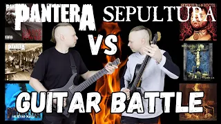 Pantera VS Sepultura | Guitar Riffs Battle