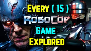 15 (Every) Robocop Game In Existence - Explored - An Entire History On Robocop Games!