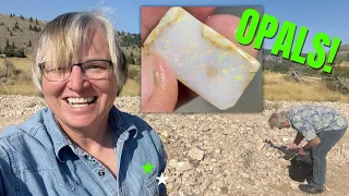 Finding & Cutting Opals from the Spencer Opal Mine