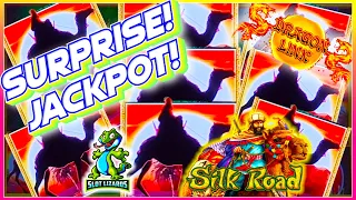 EPIC MAJOR JACKPOT HANDPAY! Dragon Link Silk Road Slot LAND IT!