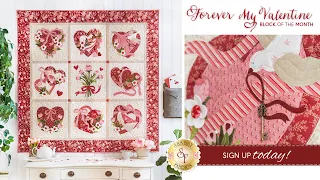 Introducing: Forever My Valentine Block of the Month | Shabby Fabrics