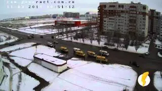 ДТП (авария) на пересечении улиц: Карбышева - Оломоуцкая в 10:51:18 11-03-2014