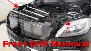 Front grill removal Mercedes ML