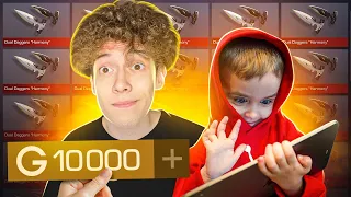 ЧТО КУПИТ ШКОЛЬНИК на 10,000 ГОЛДЫ, если ЕМУ ВСЕ РАЗРЕШАТЬ в STANDOFF 2?! СТАНДОФФ 2