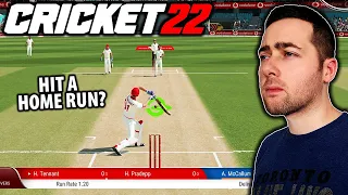 I PLAYED THE NEW CRICKET 22 SPORTS GAME...