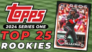 Top 25 MLB Rookies in 2024 Topps Series 1 Baseball | Sports Cards | Releases 2/14/24