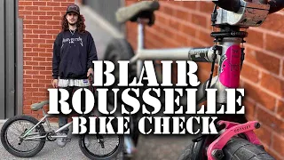 BLAIR ROUSSELLE (@NAMECHANGE_BMXFU) BIKE CHECK -BSD PASSENGER