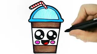 draw milk shake - drawing milk shake - como desenhar um milk shake