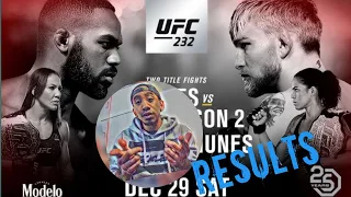 UFC 232 Results - Jones Vs Gustafsson 2