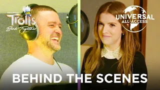 Trolls Band Together | Anna Kendrick & Justin Timberlake Recording Booth Fun | Behind The Scenes