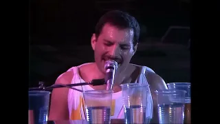 Bohemian Rhapsody - Queen Live In Wembley Stadium 12th July 1986 (4K - 60 FPS)