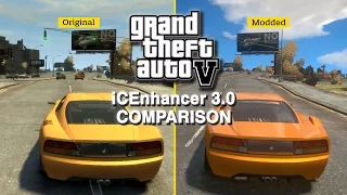 GTA IV: iCEnchancer 3.0 Mod - Graphics Comparison