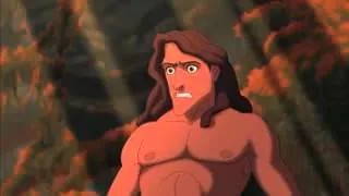 Tarzan fights with Kerchak HD