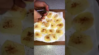 Чипсы в микроволновке за 5 минут | Homemade Potato Chips #shorts