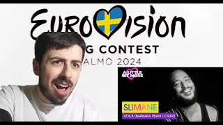 Albanian Reacts to Slimane - Voilà (Barbara Pravi cover) | France | Eurovision 2024