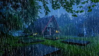 24 HORAS Maravilhoso Som De Chuva para dormir tranquilo e relaxar - ASMR Chuva e trovoadas