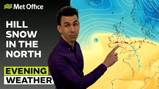 08/02/24 – Rain for most, some snow to the north – Evening Weather Forecast UK – Met Office Weather