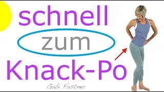 🍈 20 min. schnell und effektiv zum knackigen Po | Tipps, Tricks und effektive Übungen, ohne Geräte