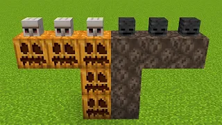 what if you create WITHER IRON GOLEM in MINECRAFT