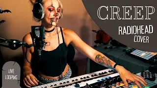 Creep - Loop Cover & Halloween Makeup (Live from Twitch)