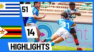 URUGUAY vs ZIMBABWE WORLD U20 RUGBY TROPHY MATCH HIGHLIGHTS