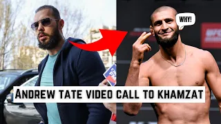 Andrew Tate VIDEO CALL to Khamzat Chimaev and Tam Khan