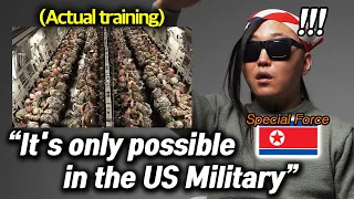 North Korean Special Forces React to US Air Force Training