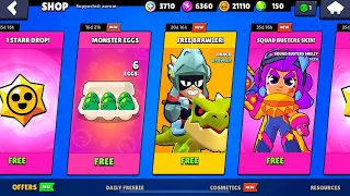 UPDATE GIFTS!!🔥 FREE EGGS!!!😨 0 ACCOUNT!!! 15 NEW BRAWLERS!!! BRAWL STARS UPDATE!!!