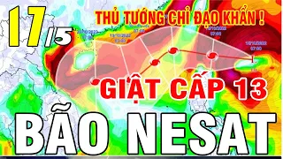 🌀TIN NÓNG: BÃO SỐ 6 NESAT liên tục mạnh  khi áp s.át đất liền | Tin bão mới nhất